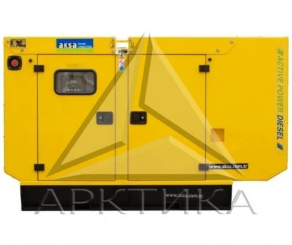 Дизельный генератор Aksa APD70A в кожухе